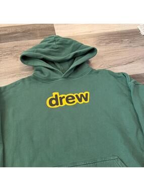 drew house drew green hoodie L